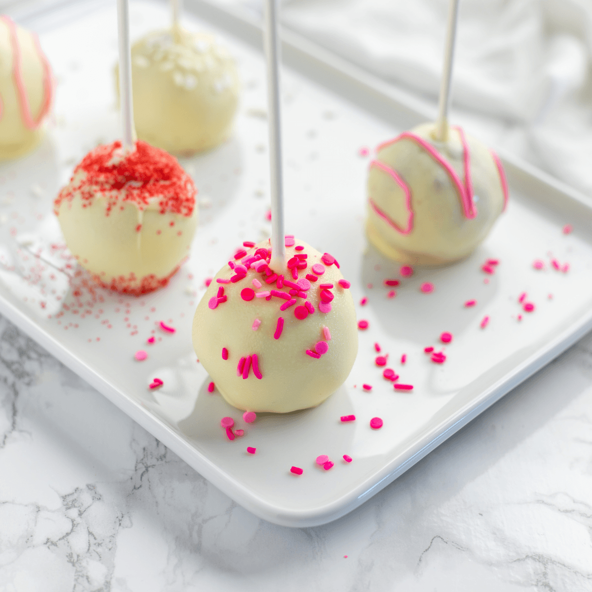 tempura batter cake pops in fryer