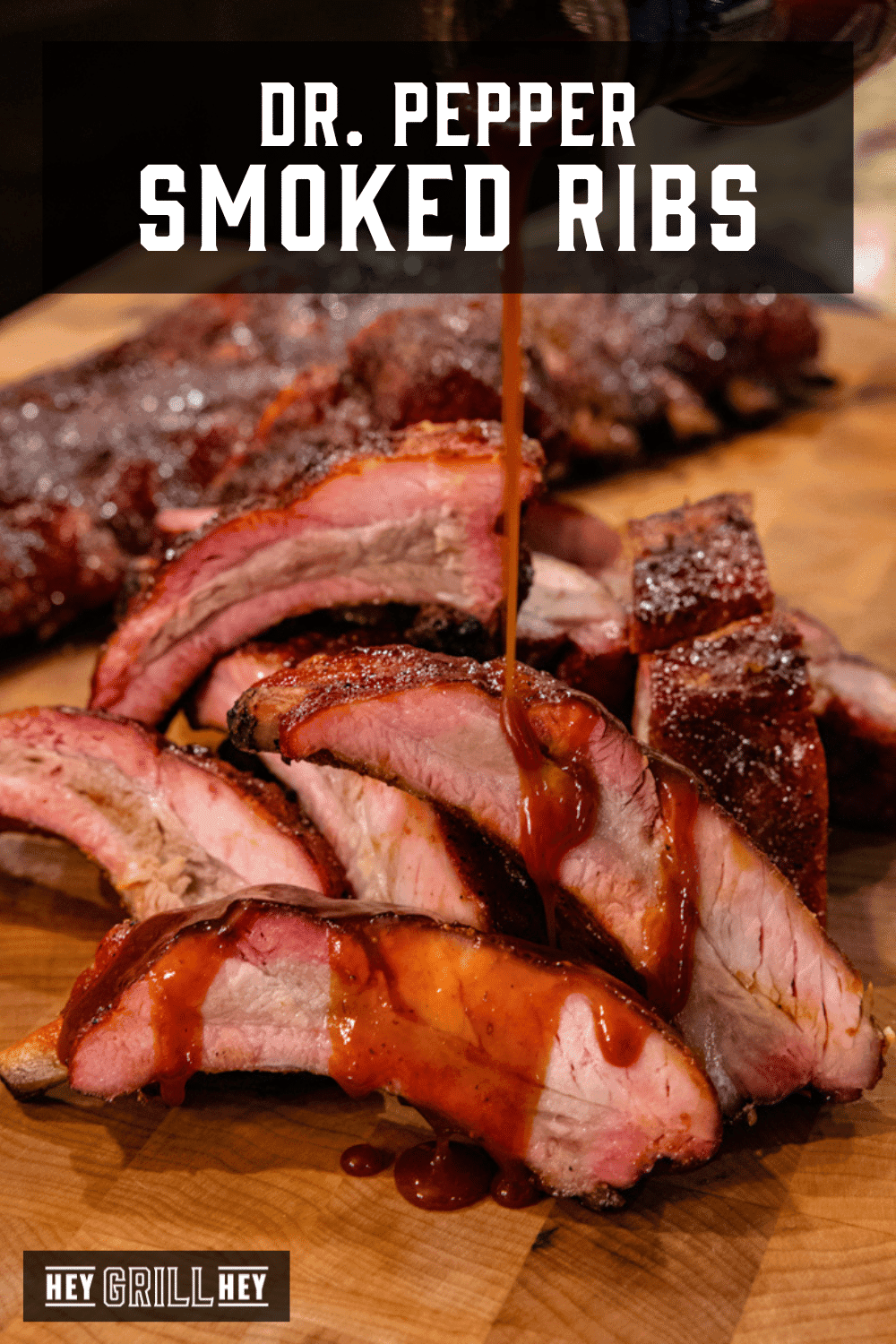 smoked Dr Pepper BBQ ribs