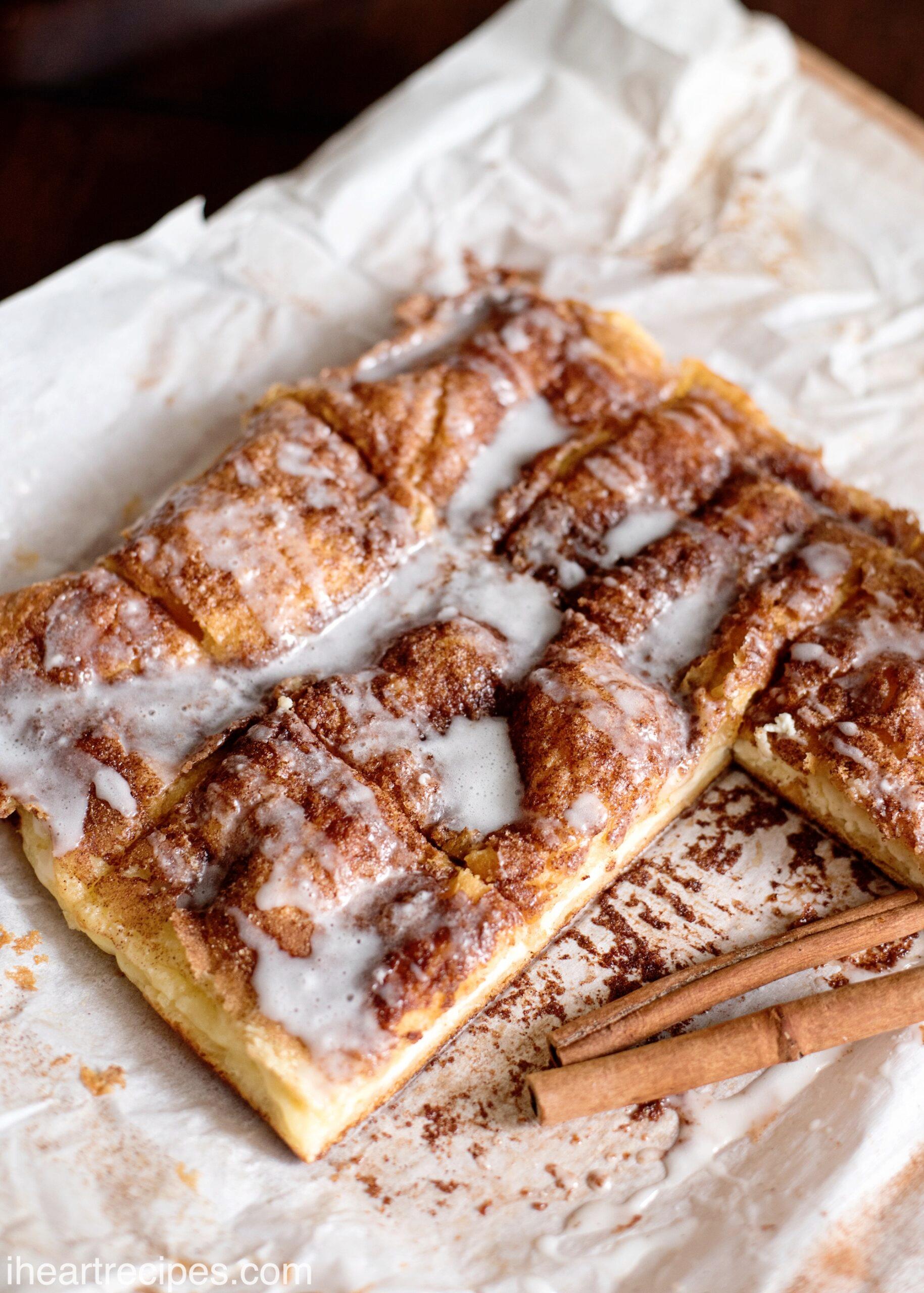 ingredients for Churro Swiss Roll arranged on a kitchen counter