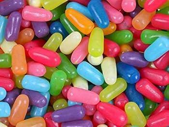 Close-up of colorful Mike and Ike candies
