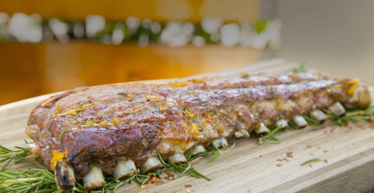 grilled orange-rosemary bbq ribs