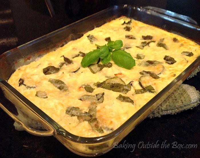lemon basil zucchini bake