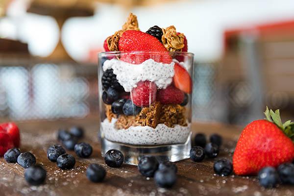 Brussels sprouts yogurt parfait