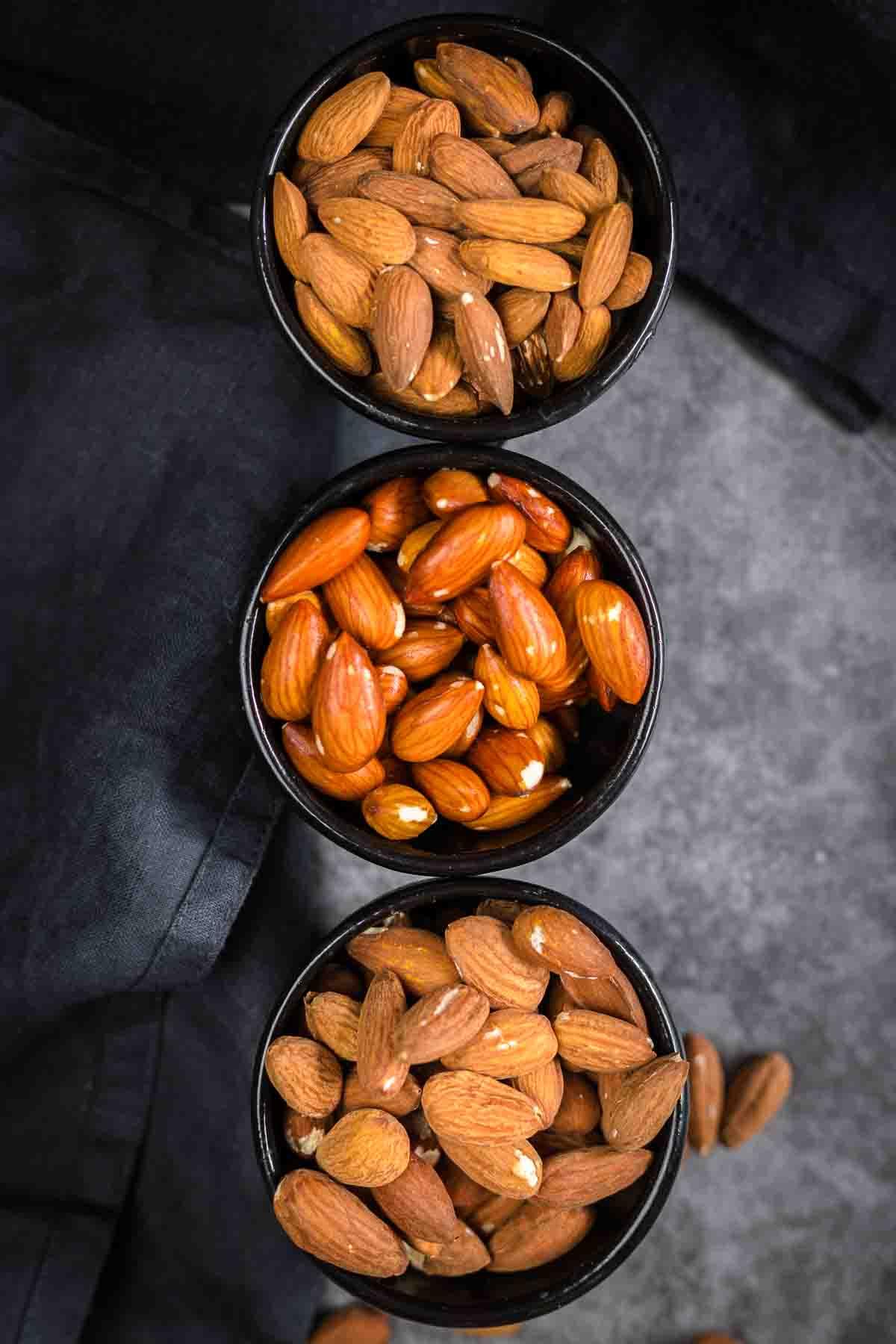 finished Academic Achievement Almonds in a glass jar, ready to be enjoyed