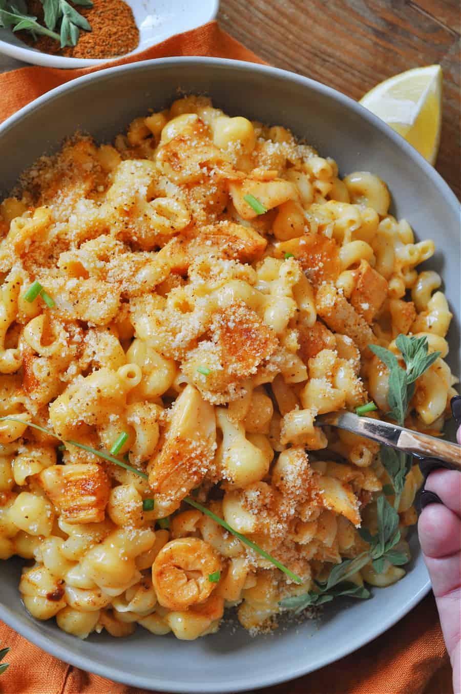 vegan lobster mac and cheese