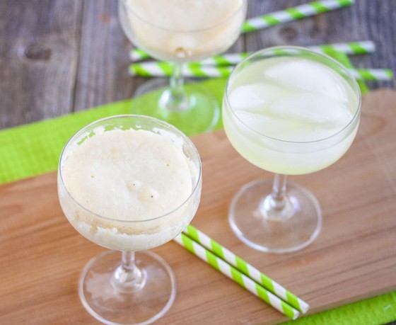 margarita mug cake with lime wedge and salt rim