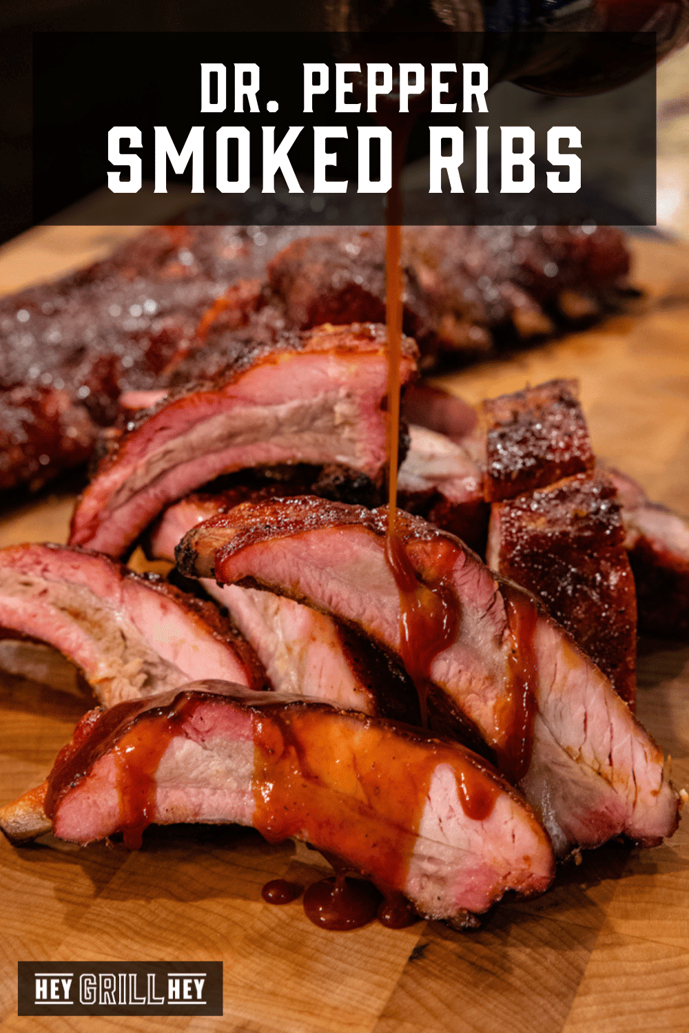 smoked Dr Pepper BBQ ribs