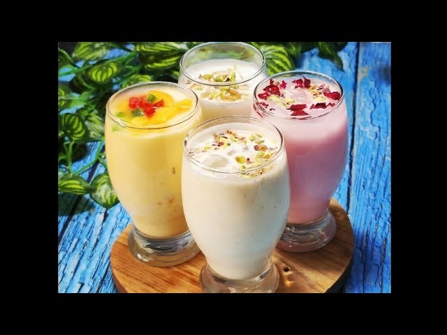 breadfruit vanilla lassi in a glass with breadfruit and vanilla bean