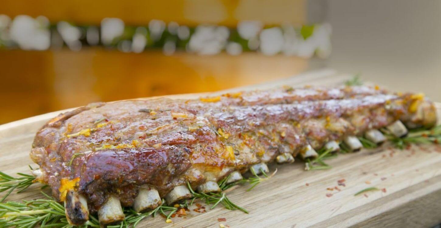 grilled orange-rosemary bbq ribs