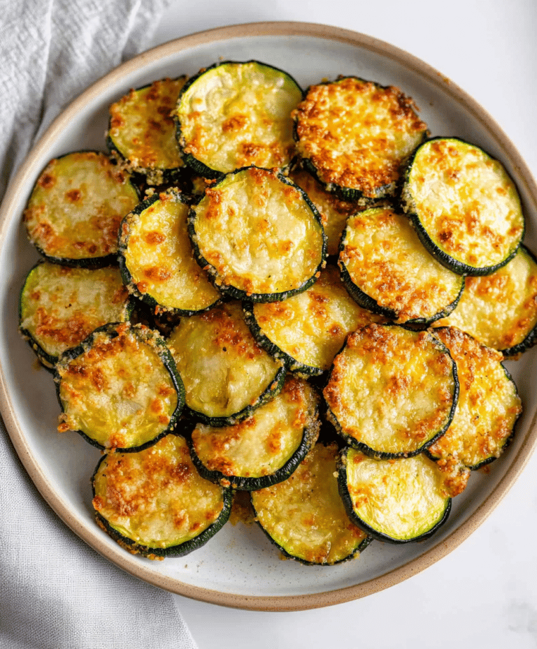vegan parmesan zucchini bake golden and bubbly