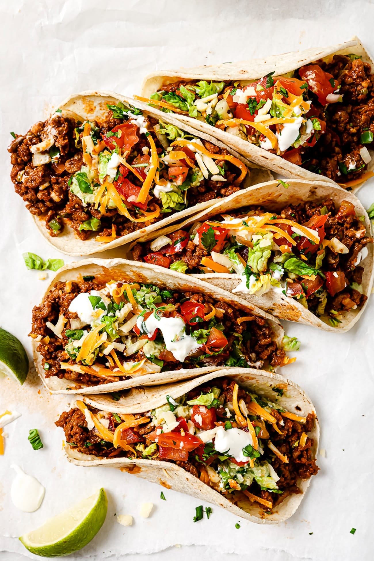Zinfandel Reduction Ground Beef Tacos